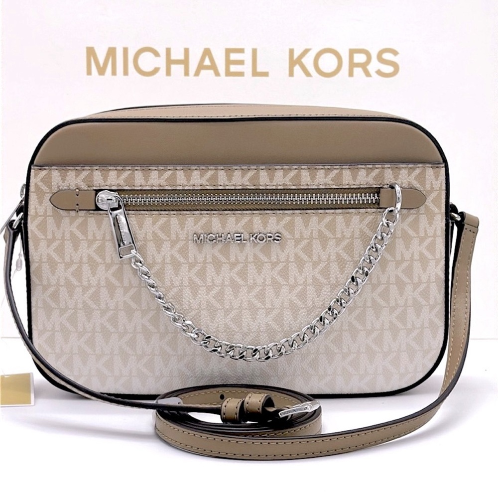 MICHAEL KORS Jet Set Lg Ombré Signature Logo EW Crossbody Body East West
Husk - Picture 11 of 16